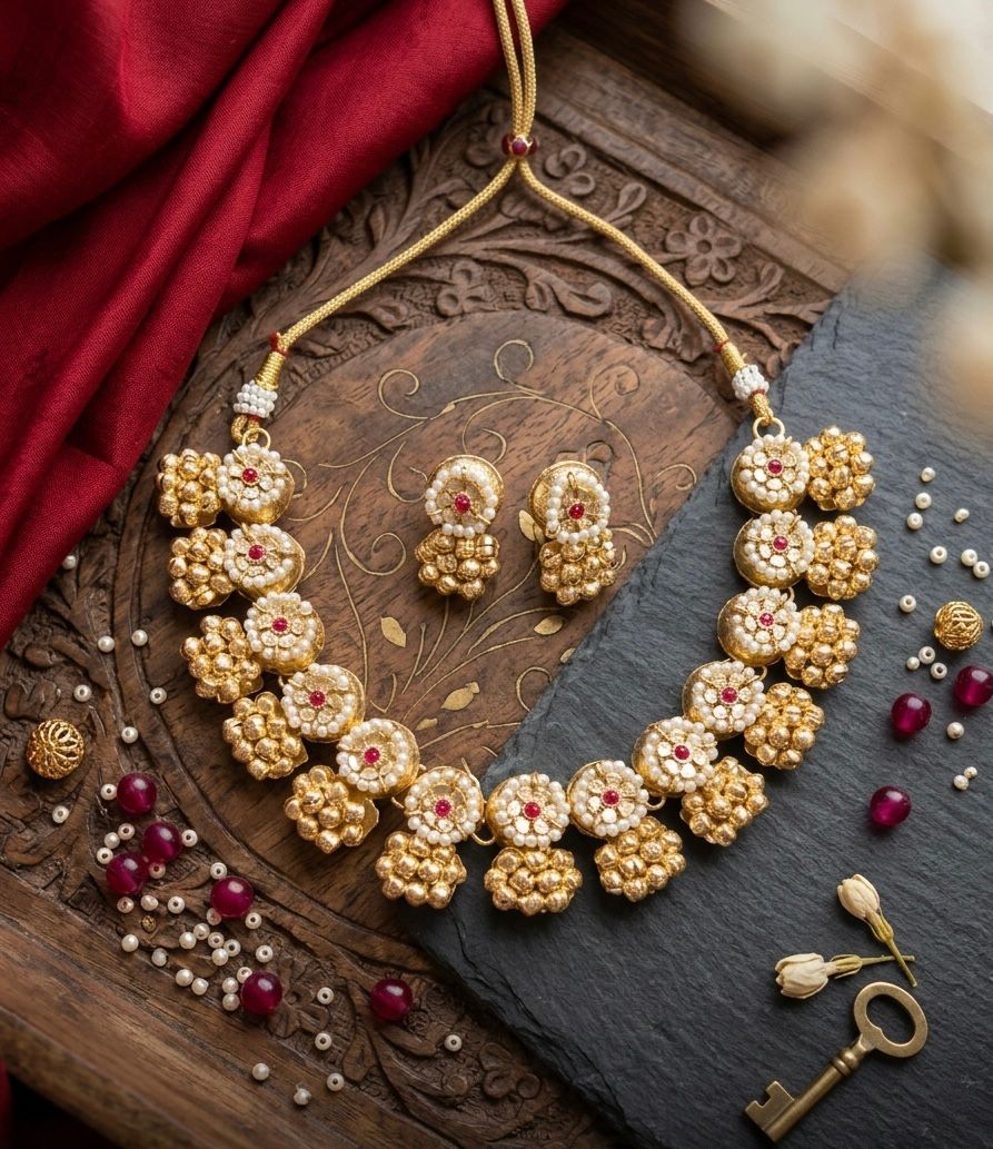 Antique Gold Floral